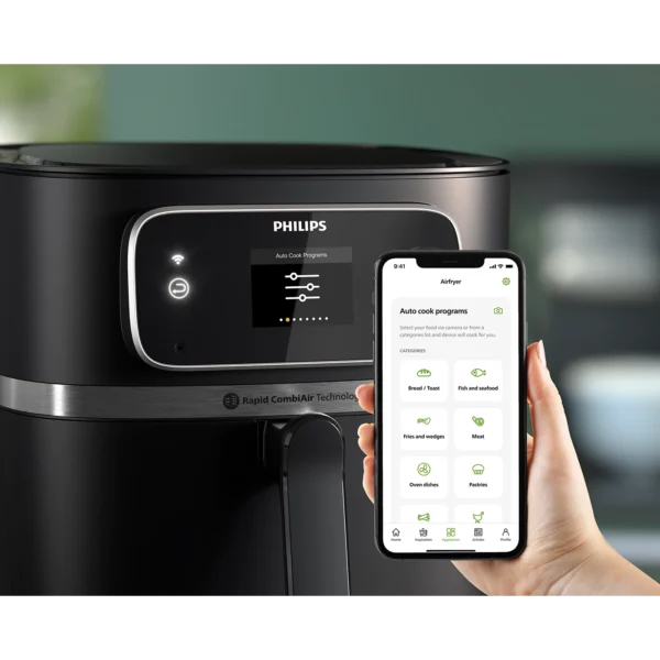 Philips Airfryer Serie 7000 Angeschlossen. Ölfreie Fritteuse XXL - Air fryer 8,3 – Bild 7